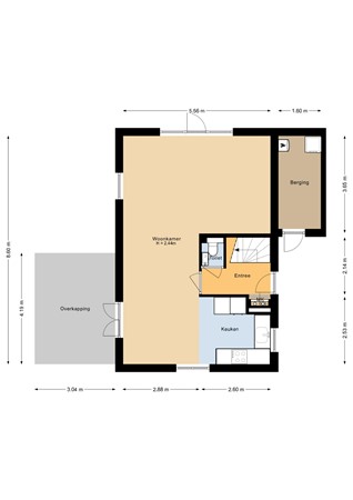 Floorplan - Nieuwesluisweg 1-101, 4511 RG Breskens